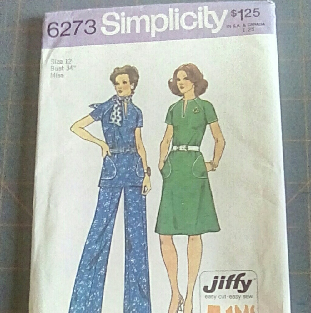 Simplicity Vintage size 12 top dress pants